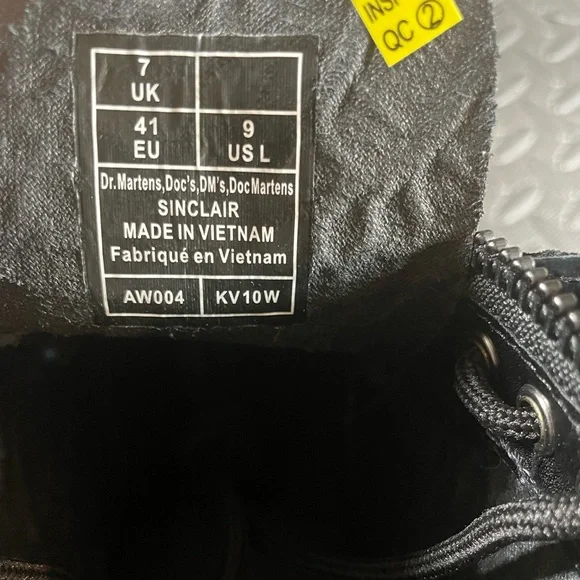 Dr. Martens Rare Green Wild Croc Emboss Sinclair Boots Women's UK 7 / US 9 EUC - Picture 5 of 7